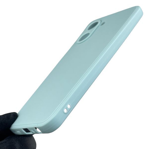 Чохол для OPPO A17k з квадратними гранями із захистом камери на оппо а17к сірий 0012507 фото