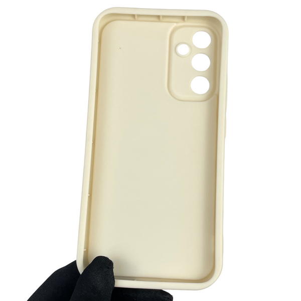 Чохол силіконовий Soft Touch з 3D принтом Майнкрафт для Samsung Galaxy A34 5G (SM-A346E) молочний (Повний захист камери) 0041262 фото