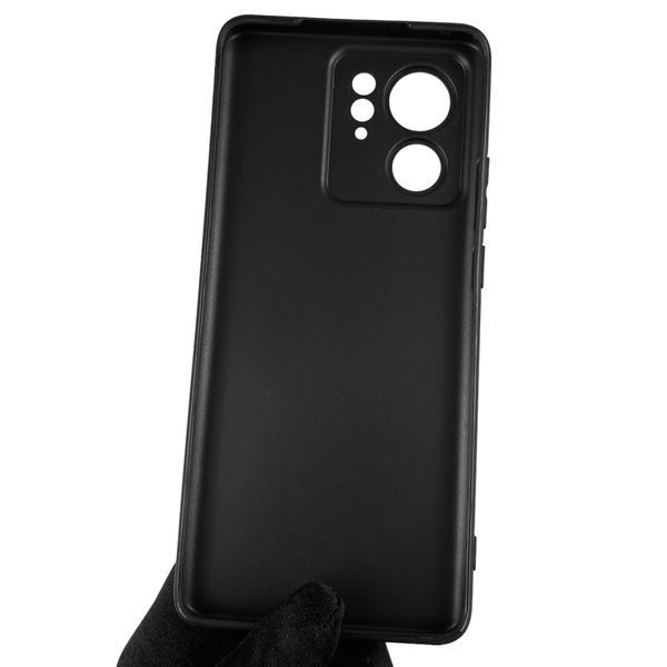 Чехол для Motorola Edge 40 (PAY40042RS) однотонный с защитой камеры на моторола едж 40 чёрный 0004384 фото