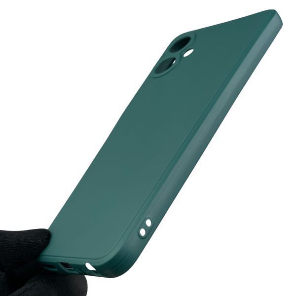 Чохол для TECNO Spark 9 Pro (KH7n) з квадратними гранями із захистом камери на техно спарк 9 про зелений 0012657 фото