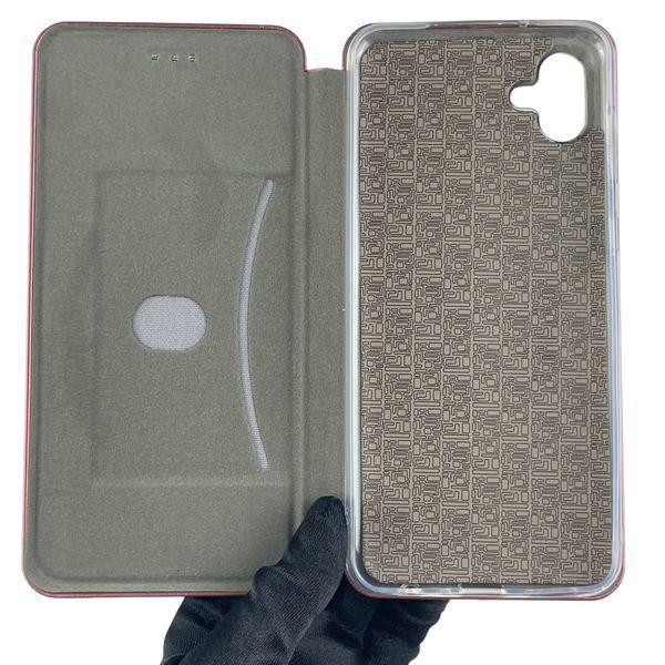 Чохол-книжка для Samsung Galaxy A04 SM-A045F з підставкою на самсунг а04 бордова 0000479 фото