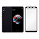 Защитное стекло МАТОВОЕ для телефона Xiaomi Redmi Note 5 противоударное на сяоми редми нот 5 черное 0039315 фото 1