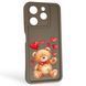 Чехол силиконовый Soft Touch с 3D принтом милый мишка для TECNO Spark 10 Pro (KI7) коричневый (Полная защита камеры) 0044828 фото 1