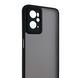 Чехол для Oppo A36 черный матовый полупрозрачный (бампер, защита камеры) 0062287 фото 3