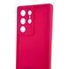 Чехол силиконовый Soft Touch для Samsung Galaxy S24 Ultra малиновый (Полная защита камеры) 0054093 фото 4