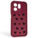 Чехол силиконовый Soft Touch с 3D принтом для Infinix Hot 50i X6531B бордовый (Полная защита камеры) 0044519 фото 1