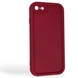 Чехол силиконовый Soft Touch для Apple iPhone 8 бордовый (Полная защита камеры) 0044310 фото 1