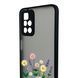 Чехол для телефона Xiaomi Redmi 10 5G с 3D принтом полевые цветы с высокими бортами черный 0059293 фото 4