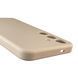 Чохол для Samsung Galaxy S24 Plus (SM-S926B) силіконовий з мікрофіброю нековзний на самсунг с24 плюс пудровий 0032203 фото 6