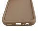 Чехол силиконовый Soft Touch для Samsung Galaxy A03s коричневый (Полная защита камеры) 0053948 фото 6