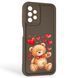 Чохол силіконовий Soft Touch з 3D принтом милий ведмедик для Samsung Galaxy A13 4G (SM-A135F) коричневий (Повний захист камери) 0044778 фото 1