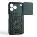 Чохол із шторкою камери для ZTE Blade V80 Pro чорний (протиударний, кільце в авто) 0062482 фото 1