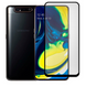 Защитное стекло МАТОВОЕ для телефона Samsung Galaxy A80 противоударное полноэкранное на самсунг а80 черное 0039049 фото 1