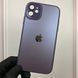 Чохол для Apple iPhone 11 термополіуретановий із загартованим склом із мікрофіброю із захистом камери на айфон 11 фіолетовий 0000248 фото 1