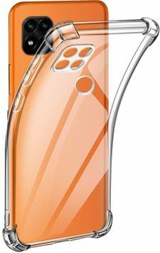 Чехол для Xiaomi Redmi 9C / 10A прозрачный с бронь углами с защитой камеры (противоударный TPU, сяоми редми 9с 10а) 0061700 фото