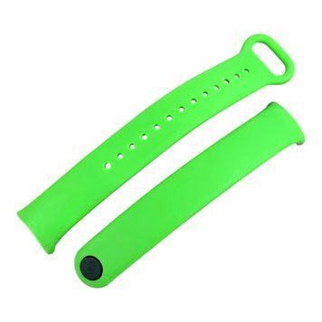 Ремінець силіконовий для Xiaomi Mi Smart Band 8 салатовий Light green 0062388 фото