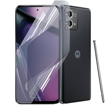 Антишпигун приватна плівка гідрогелева для Motorola Moto G Stylus на моторола мото г стілус прозора 0030071 фото