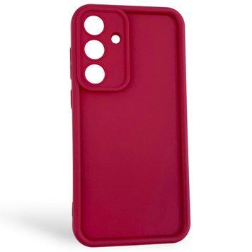 Чехол силиконовый Soft Touch для Samsung Galaxy S25 FE бордовый (Полная защита камеры) 0053899 фото
