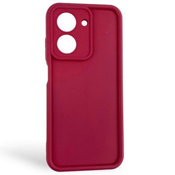 Чохол силіконовий Soft Touch для Xiaomi Poco C71 бордовий (Повний захист камери) 0053849 фото