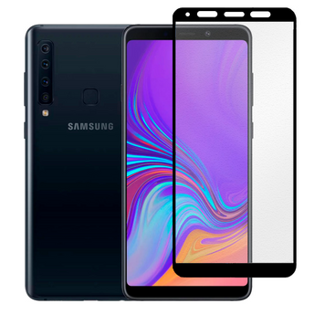 Защитное стекло МАТОВОЕ для телефона Samsung Galaxy A9 (SM-A920F) противоударное на самсунг а9 черное 0039050 фото