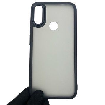 Чехол для Xiaomi Redmi Note 7 противоударный матовый с высокими бортами на сяоми редми нот 7 чёрный 0000780 фото