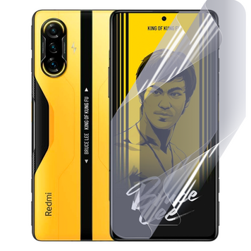Плёнка гидрогелевая для Xiaomi POCO F3 GT глянцевая противоударная на сяоми поко ф3 гт прозрачная 0003386 фото