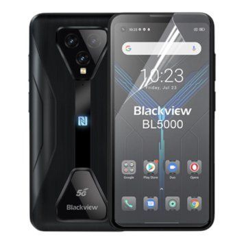 Антишпигун приватна плівка гідрогелева для Blackview BL5000 5G на блекв'ю бл5000 5г прозора 0031371 фото