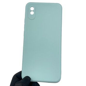 Чохол для Xiaomi Redmi 9A з квадратними гранями із захистом камери на сяомі редмі 9а сірий 0012760 фото