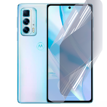 Плёнка гидрогелевая для Motorola Moto Edge S Pro глянцевая противоударная на моторола эдж с про прозрачная 0033677 фото