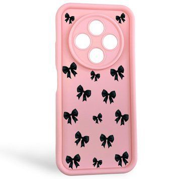 Чехол силиконовый Soft Touch с 3D принтом для Tecno Spark 30C розовый (Полная защита камеры) 0057813 фото