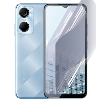 Плівка гідрогелева для Tecno Pop 6 глянцева протиударна на техно поп 6 прозора 0035118 фото