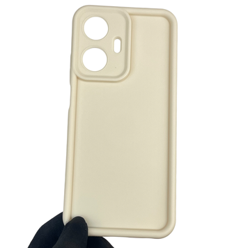 Чохол силіконовий Soft Touch для Realme C55 молочний (Повний захист камери) 0039489 фото
