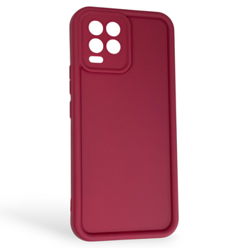Чехол силиконовый Soft Touch для Realme 8 Pro бордовый (Полная защита камеры) 0044200 фото