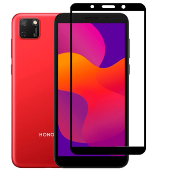 Защитное стекло для телефона Huawei Honor 9S противоударное полноэкранное на хонор 9с черное 0038503 фото