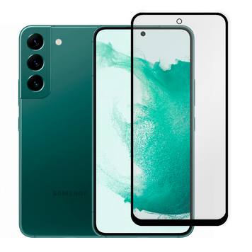 Защитное стекло для телефона Samsung Galaxy S22 Plus (SM-S906B) противоударное на самсунг с22 плюс черное 0038352 фото