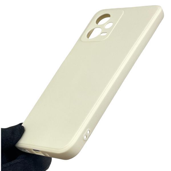 Чехол для Xiaomi Poco X5 5G с квадратными гранями с защитой камеры на соями поко х5 бежевый 0012709 фото