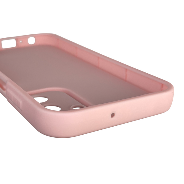 Чохол силіконовий оригінальний Soft Touch з 3D принтом милий ведмедик для Samsung Galaxy A25 5G (SM-A256B) рожевий (Повний захист камери) 0043447 фото