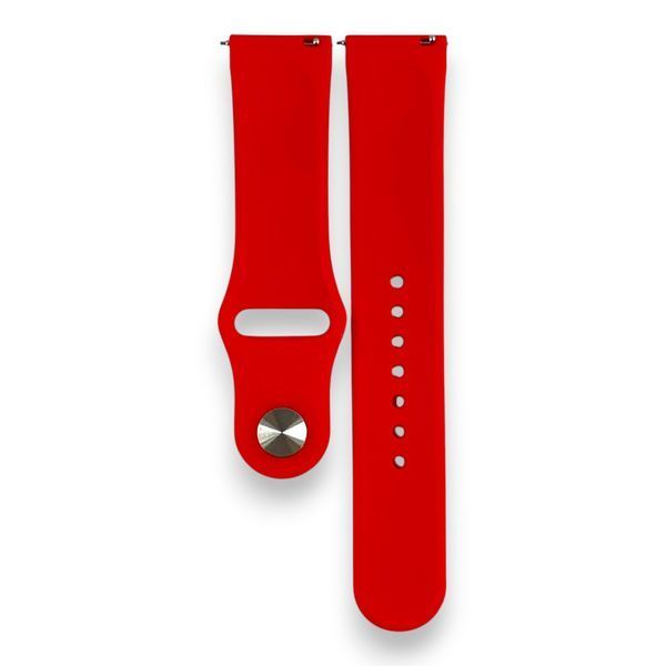 Ремешок силиконовый 20 мм для Withings ScanWatch Nova (43mm) красный 0055113 фото