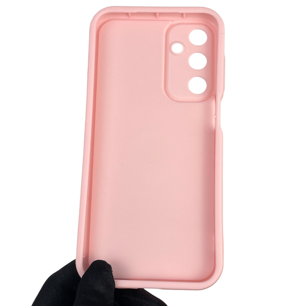 Чохол силіконовий оригінальний Soft Touch з 3D принтом милий ведмедик для Samsung Galaxy A25 5G (SM-A256B) рожевий (Повний захист камери) 0043447 фото
