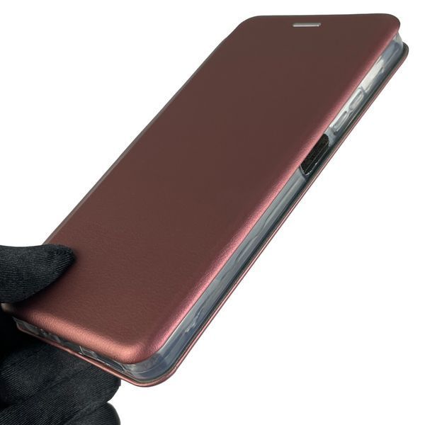 Чохол-книжка для Realme C55 з підставкою на реалмі с55 бордова 0000831 фото
