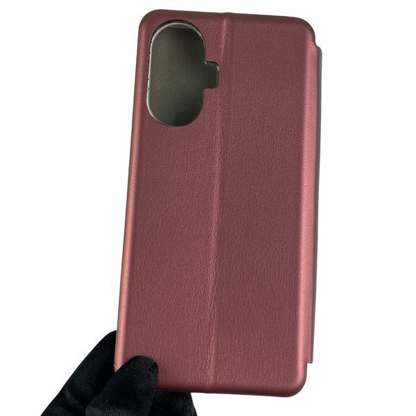 Чохол-книжка для Realme C55 з підставкою на реалмі с55 бордова 0000831 фото
