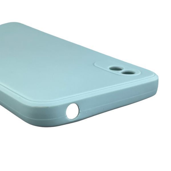 Чехол для Xiaomi Redmi 9Aс квадратными гранями с защитой камеры на сяоми редми 9а серый 0012760 фото