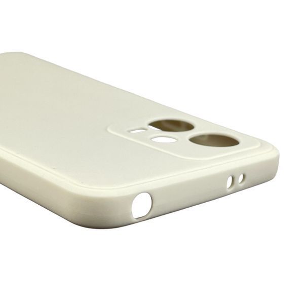 Чехол для Xiaomi Poco X5 5G с квадратными гранями с защитой камеры на соями поко х5 бежевый 0012709 фото