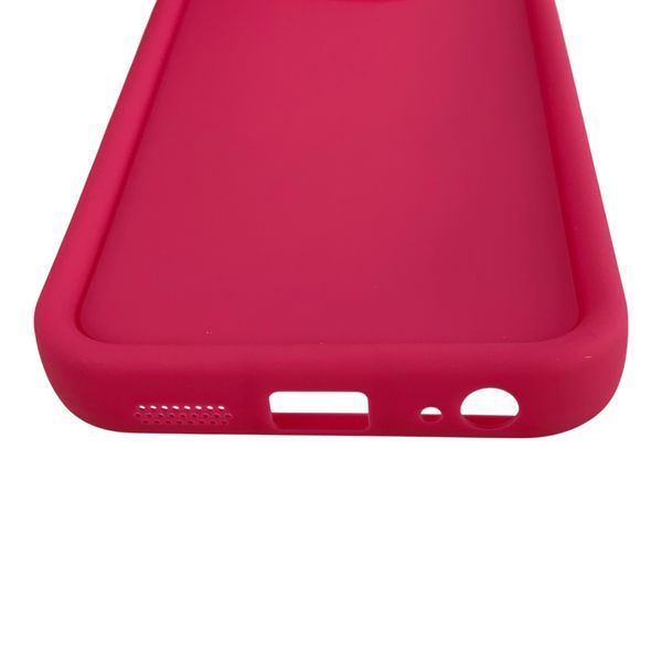 Чохол силіконовий Soft Touch для Tecno Spark 8С (KG5k) малиновий (Повний захист камери) 0054433 фото