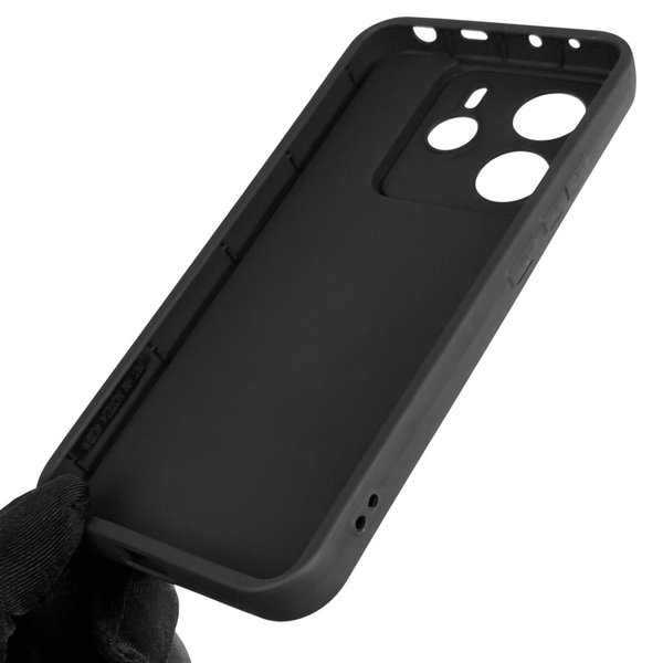 Чехол силиконовый Soft Touch с 3D принтом Майнкрафт для Xiaomi Redmi Note 14 4G EU черный (Полная защита камеры) 0041638 фото