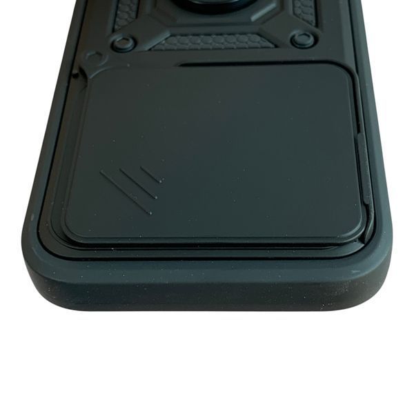 Чехол со шторкой камеры для Xiaomi 17T черный (кольцо-держатель, противоударный) 0059836 фото