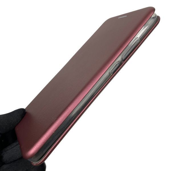 Чохол-книжка для Xiaomi Redmi 9A з підставкою на сяомі редмі 9а бордова 0000480 фото