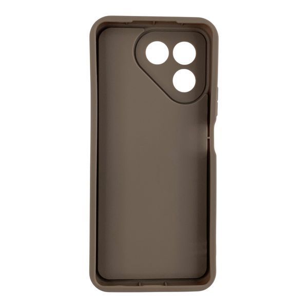 Чохол силіконовий Soft Touch для Tecno Pova 7 (LJ7 ) коричневий (Повний захист камери) 0054488 фото