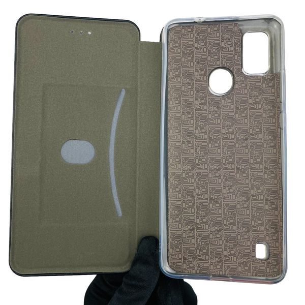 Чохол-книжка для ZTE BLADE A51 з підставкою на зте блейд а51 чорна 0001691 фото