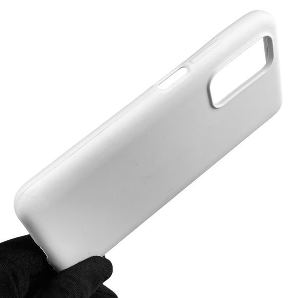 Чохол для Xiaomi Mi 10T силіконовий з мікрофіброю нековзний на сяомі мі 10т білий 0032418 фото